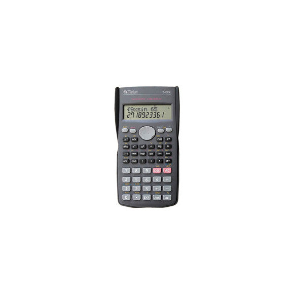 Calcolatrice scientifica 240FX - 2 linee - 240 funzioni - Titanium