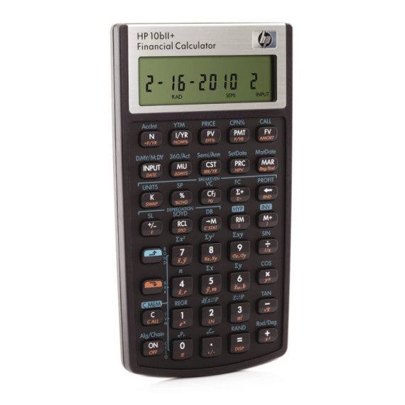 Calcolatrice scientifica HP 10bII+ con display a 12 cifre nero/argento HP-10BIIPLUS/UUZ