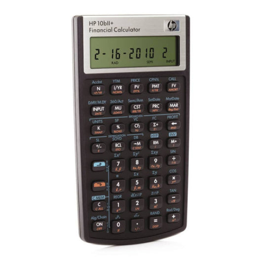 Calcolatrice scientifica HP 10bII+ con display a 12 cifre nero/argento HP-10BIIPLUS/UUZ