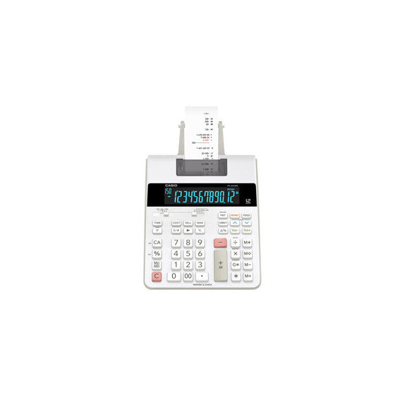 Calcolatrice scrivente FR-2650RC - 12 cifre - 31,3 x 19,5 x 6,47 cm - bianco - Casio