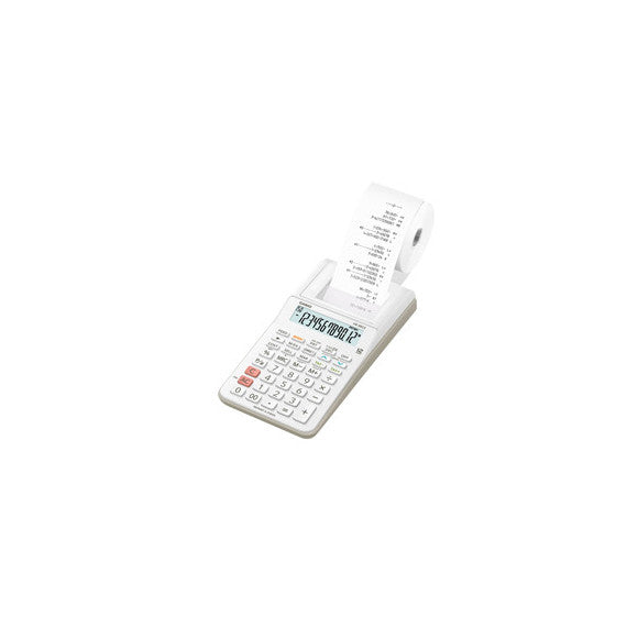 Calcolatrice scrivente HR-8RCE - 12 cifre - 8,2 x 10,2 x 23,9 cm - bianco - Casio