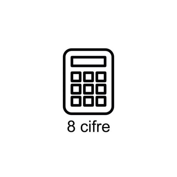 Calcolatrice tascabile CASIO 8 cifre a batteria - struttura in metallo Argento - HL-820VA-W-EP