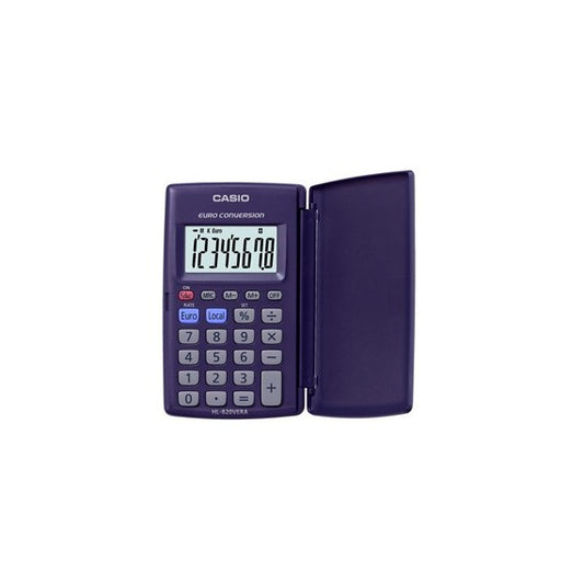 Calcolatrice tascabile HL-820VERA - 8 cifre - blu - Casio