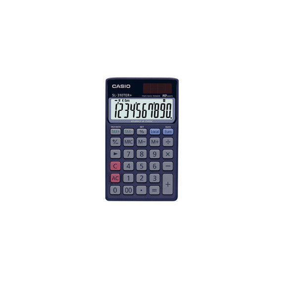 Calcolatrice tascabile SL-310TER+ - 10 cifre - blu - Casio