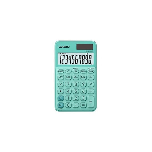 Calcolatrice tascabile SL-310UC - 10 cifre - verde - Casio