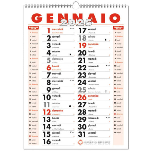 Calendario da muro O.C.L. 30x40 cm -  1402