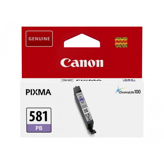 CANON CLI-581 PHOTO BLU 2107C001 CARTUCCIA ORIGINALE PER CANON TS6150,8150,9150,TR7550,8550 CLI581 CAPACITA' 5.6ML