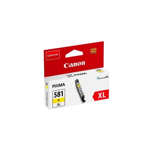 CANON CLI-581XL GIALLA 2051C001 CARTUCCIA ORIGINALE PER CANON TS6150,8150,9150,TR7550,8550 CLI581XL CAPACITA' 8.3ML