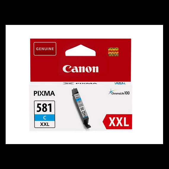 CANON CLI-581XXL CIANO 1995C001 CARTUCCIA ORIGINALE PER CANON TS6150,8150,9150,TR7550,8550 1995C001 CLI581 11.7ML