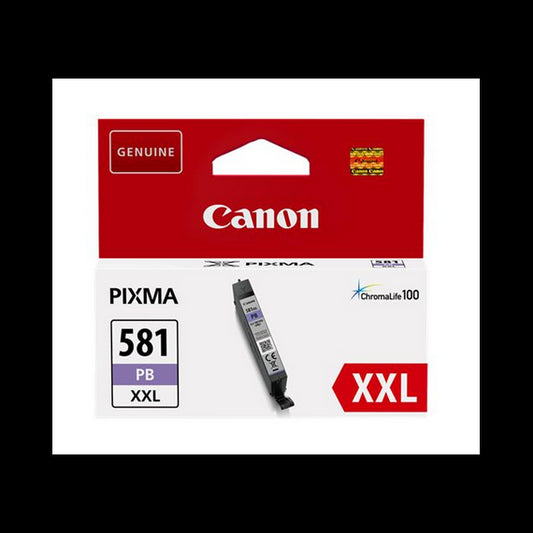 CANON CLI-581XXL PHOTO BLU 1999C001 CARTUCCIA ORIGINALE PER CANON TS6150,8150,9150,TR7550,8550 1999C001 CLI581 11.7ML