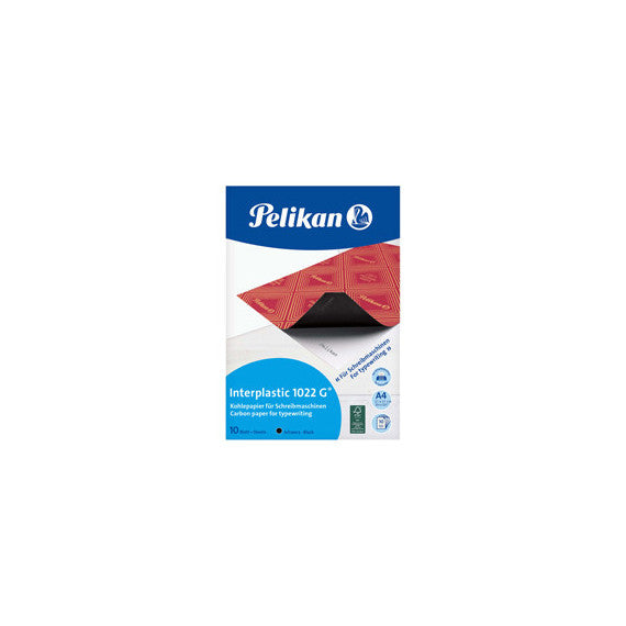 Carta carbone Interplastic® 1022G® - 21x31 cm - nero - Pelikan - conf. 10 fogli