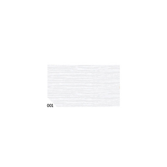 Carta crespa - 50 x 250 cm - 48 gr/m² - bianco 001 - Rex Sadoch - conf. 10 rotoli