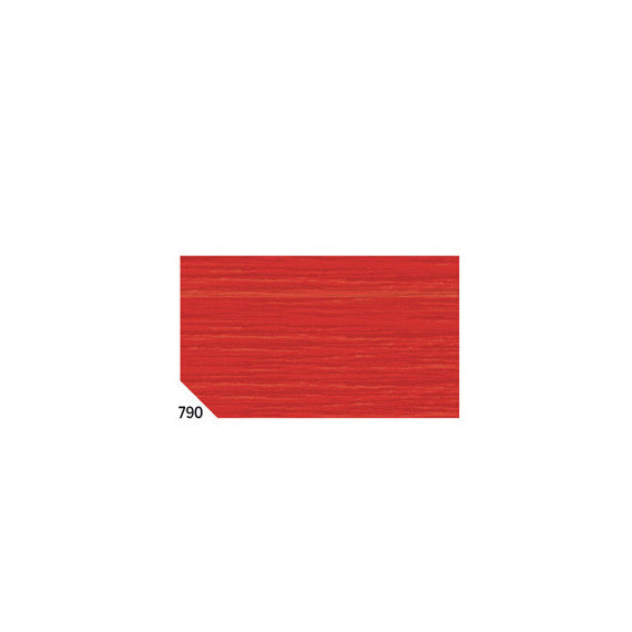 Carta crespa - 50 x 250 cm - 48 gr/m² - rosso ciliegia 790 - Rex Sadoch - conf.10 rotoli