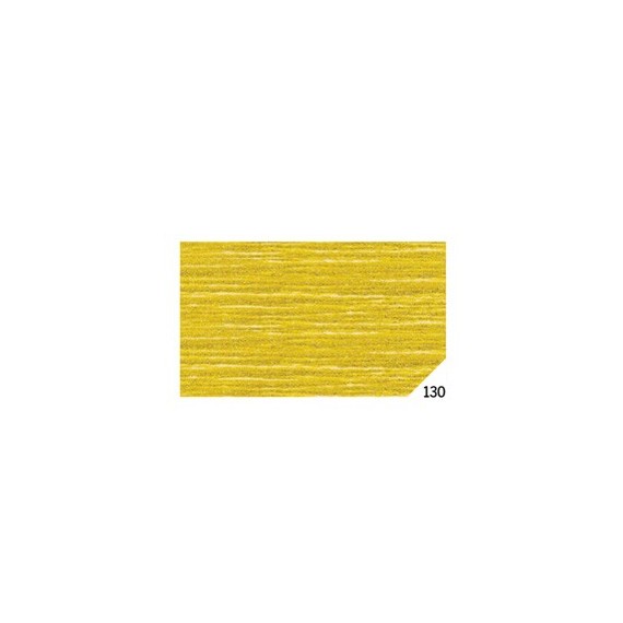Carta crespa - 50x150cm - oro metal 130 - Rex Sadoch - conf.10 rotoli