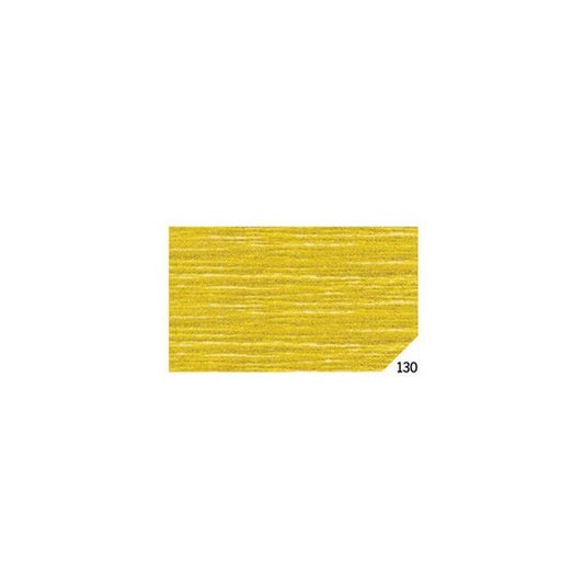 Carta crespa - 50x150cm - oro metal 130 - Rex Sadoch - conf.10 rotoli