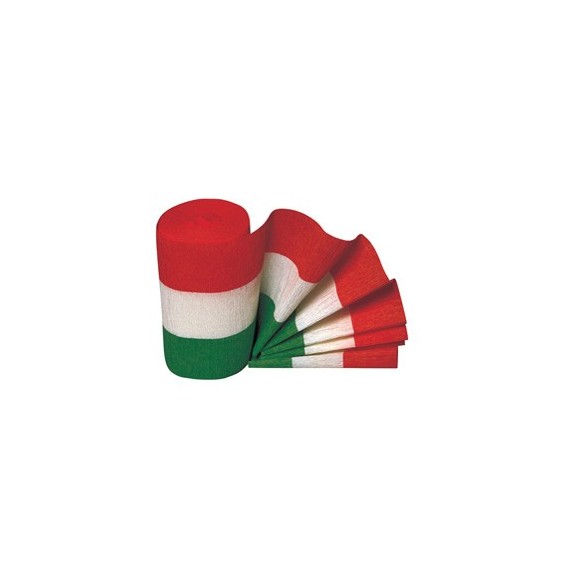 Carta crespa Tricolore - 10 cm x10 mt - Rex Sadoch - conf. 3 rotoli