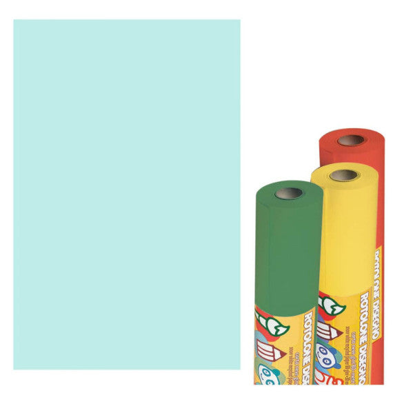 Carta fondali CWR in rotolo 15 m x 71 cm azzurro 05746