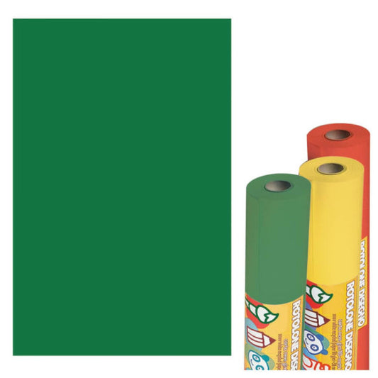 Carta fondali CWR in rotolo 15 m x 71 cm verde 05744