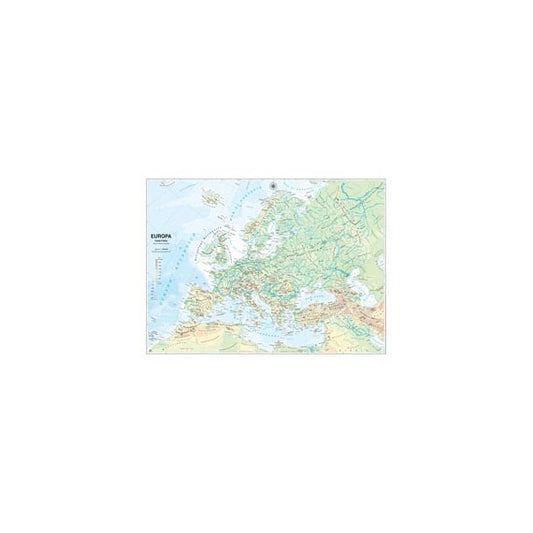 Carta geografica Europa - scolastica - murale - Belletti