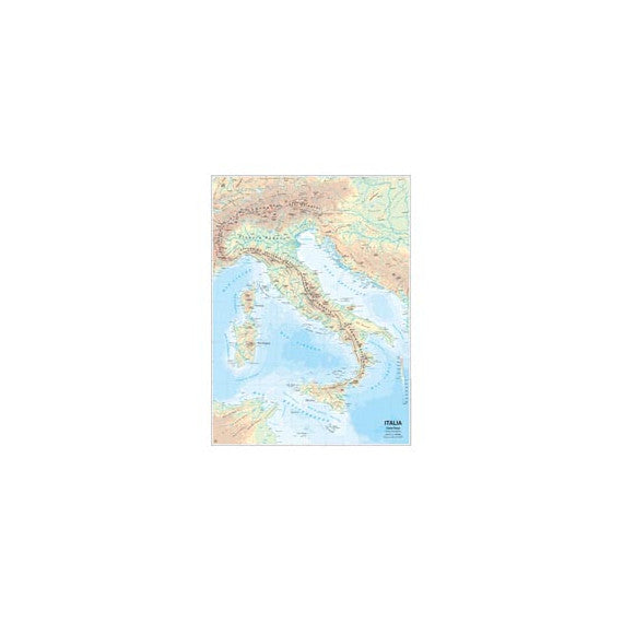 Carta geografica Italia - scolastica - murale - Belletti