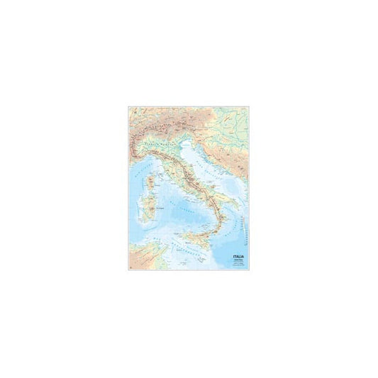Carta geografica Italia - scolastica - murale - Belletti