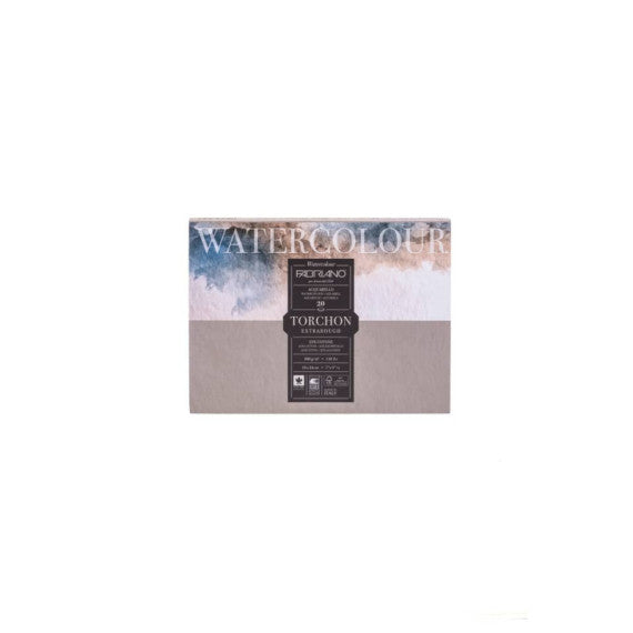 Carta per acquerello Fabriano Watercolor 300 g granda rotonda - 18x24 cm - 20 fogli - 19100275
