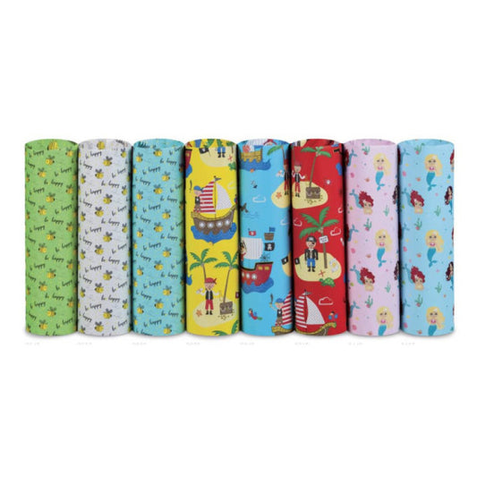 Carta regalo Rex- Sadoch Ecocarta 70x100 cm - conf. 50 pezzi -  fantasia bimbi - EC450B02