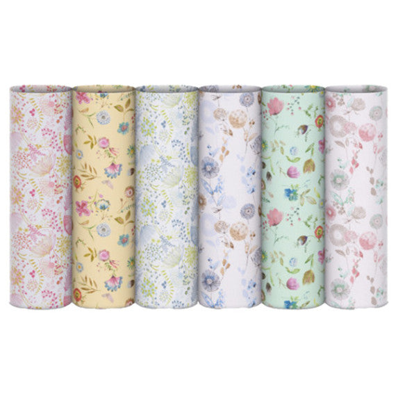 Carta regalo riciclata Fiori di campo - 100 fogli - 70x100cm - fantasie assortite - Rex Sadoch