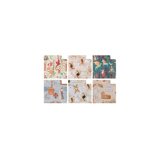 Carta regalo Vintage - 100 fogli - 70x100cm - fantasie assortite - Rex Sadoch