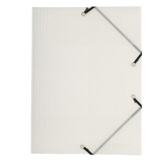 Cartella 3 lemb Crystal Colours - con elastici - PPL - 24 x 32 cm - colori assortiti - Exacompta