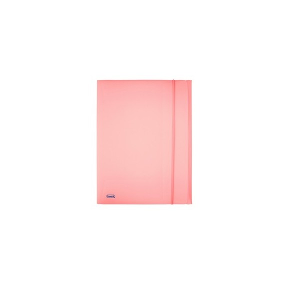 Cartella 3L con elastico Pastel - PPL - 24x33cm - cipria - Favorit