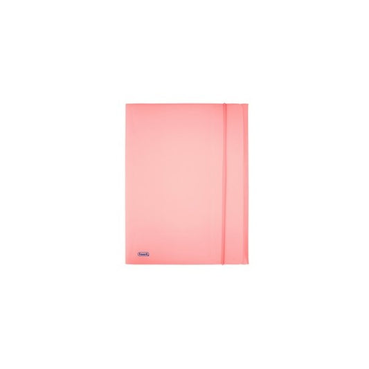 Cartella 3L con elastico Pastel - PPL - 24x33cm - cipria - Favorit
