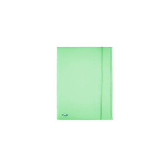 Cartella 3L con elastico Pastel - PPL - 24x33cm - smeraldo - Favorit