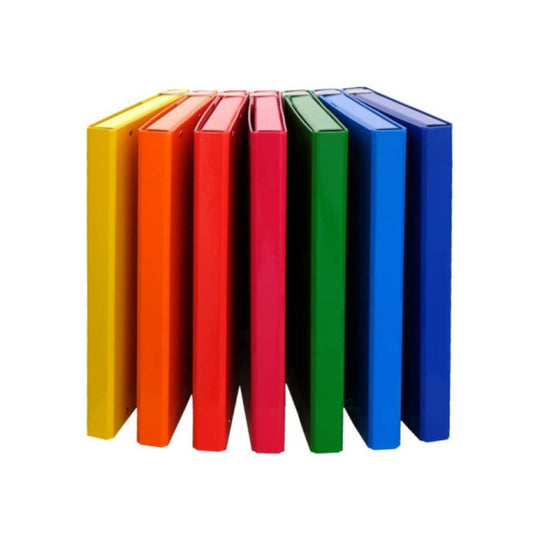 Cartella a tre lembi con elastico Cartotecnica del Garda 25x34,5 cm dorso 3 cm - 15 colori assortiti -
