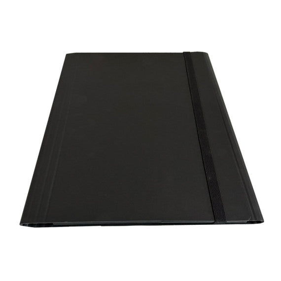 Cartella c/elastico piatto - dorso variabile - grigio - Starline