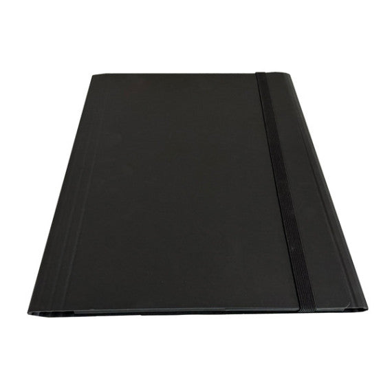 Cartella c/elastico piatto - dorso variabile - grigio - Starline