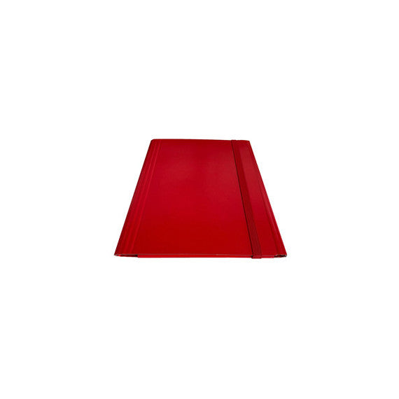 Cartella c/elastico piatto - dorso variabile - rosso - Starline