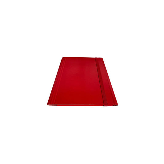 Cartella c/elastico piatto - dorso variabile - rosso - Starline