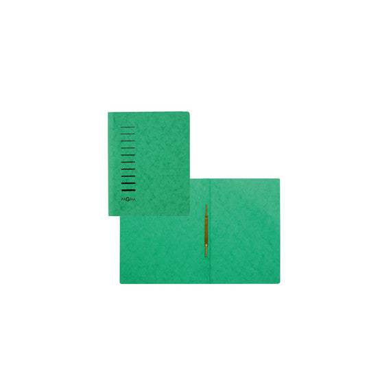 Cartella con pressino - cartone - A4 - verde - Pagna