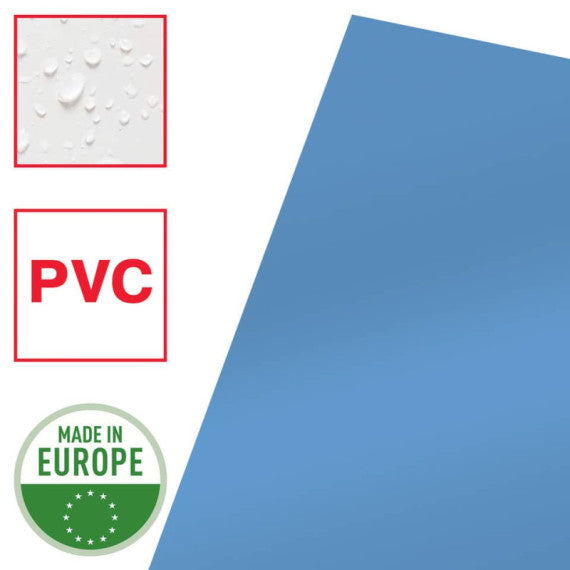 Cartella lucid ad L in PVC Esselte Crystal 220x310 mm conf. da 25 pezzi Esselte blu - 554350