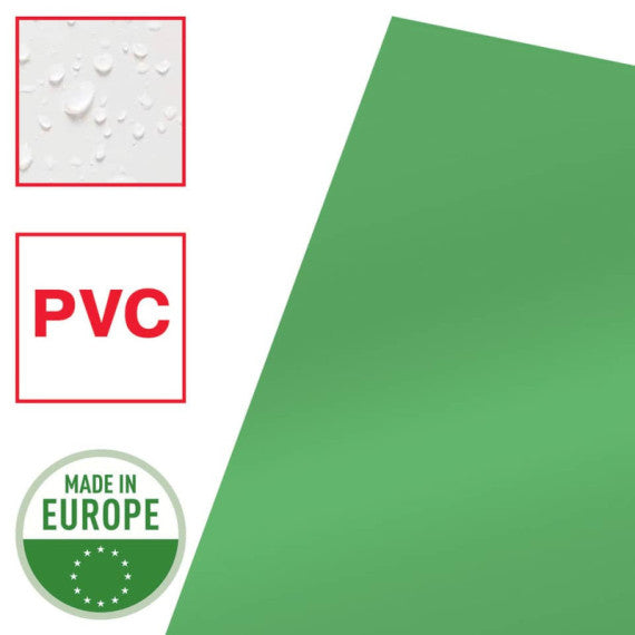 Cartella lucid ad L in PVC Esselte Crystal 220x310 mm conf. da 25 pezzi Esselte verde - 554360