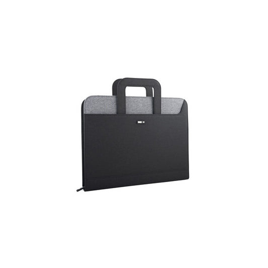 Cartella portablocco - con manici - nero/grigio - 28,5x36cm - City Time