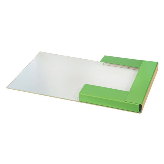 Cartella portaoggetti con elastico Esselte Oxford Green A4 100% carta riciclata dorso 4 cm - 397850503