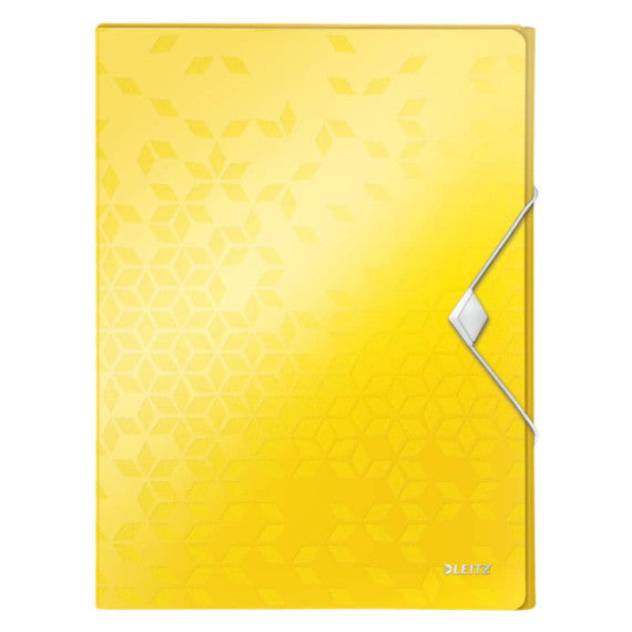 Cartella Progetti Leitz WOW dorso 3 cm - 250x30x330 mm - giallo 46290116