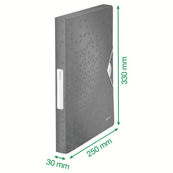Cartella Progetti Leitz WOW dorso 3 cm - 250x30x330 mm - verde 46290154
