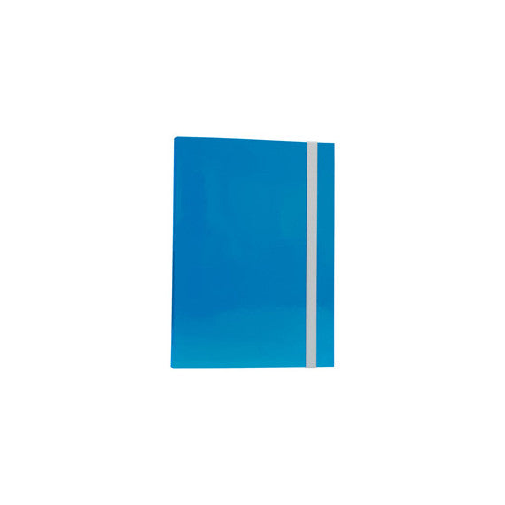 Cartella progetto - con elastico - dorso 3 cm - azzurro - Starline