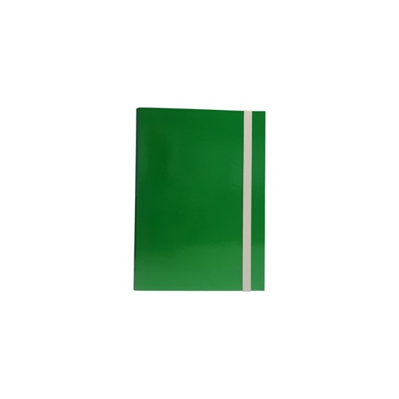 Cartella progetto - con elastico - dorso 3 cm - verde - Starline