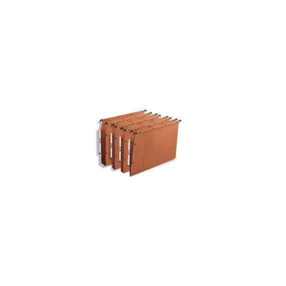 Cartella sospesa - armadio Ultimate® - interasse 33 cm - fondo V - 32,5x27,5 cm - avana - Elba