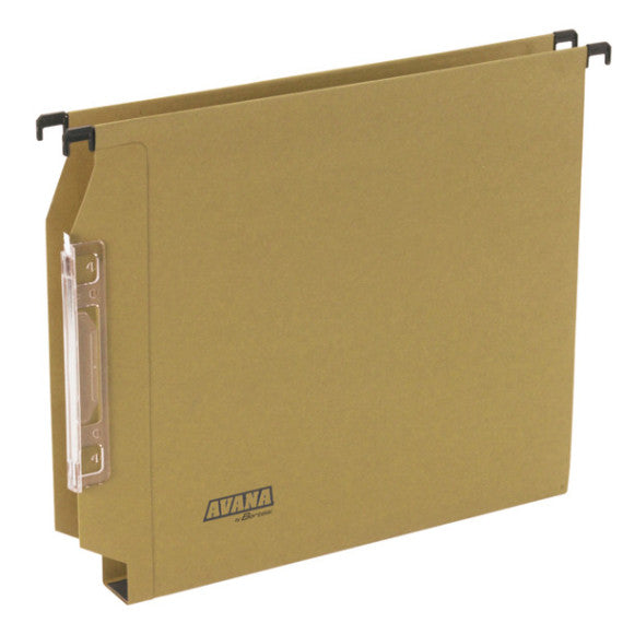 Cartella sospesa Avana - armadio - interasse 33 cm - fondo U 30 mm - 32,6x27,5 cm - avana - Bertesi