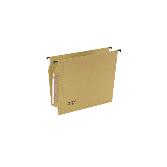 Cartella sospesa Avana - armadio - interasse 33 cm - fondo V - 32,6x27,5 cm - avana - Bertesi